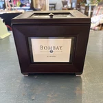 Vintage Bombay Company Wooden Photo Keepsake Box 5-SLOT Glass Display Memory. Fixed Price $49.00.