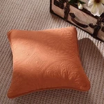 Tache Solid 18X18 Cotton Rustic Orange Tuscany Square Throw Pillow Cover 2PC. Fixed Price $29.99.