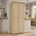 Cabinet Pantry 2 Doors Solid Wood Unfinished - By From The Tree Furniture. Fixed Price $329.99.
