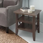 Simpli Home Acadian Wood 19" Square Transitional End Table In Warm Walnut Brown. Fixed Price $157.93.