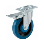 Richelieu America Ltd 4-INCH Blue Swivel Plate Caster/ Brake. Fixed Price $14.99.