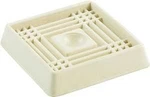 Shepherd Hardware 9166 Caster Cup, Square, 2 In Dimensions, Rubber, Off-white. Fixed Price $17.29.