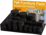 182PCS Felt Furniture Pads Hardwood Floor Protectors Chair Leg. Fixed Price $12.40.