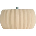 Waddell In. X Reeded Hardwood Bun Foot 2747. Fixed Price $22.05.