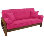 Blazing Needles Solid Microsuede Double Corded 8" 9" Futon Cover Set With 4. Fixed Price $139.99.