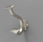 Hickory Hardware P2155-SN Bungalow Double Prong Wall Mount Bath Towel Hook Nicke. Fixed Price $17.00.