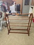 Maple Wood Blanket Stand Very Good Used Condition. Made By Martin Furniture, Pa. Fixed Price $45.00.