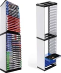 Video Game Storage Shelf Wall Organizer Tower Rack 36 Disc Holder Stand Mount. Fixed Price $60.00.