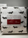Kensie Home Twin Sheet Set Dachshund Holiday Lights Nip. Fixed Price $20.00.