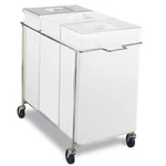 Faribo P434 C/A-PW-0111 3-COMPARTMENT White Bin Assembly W/ Lids. Fixed Price $418.49.