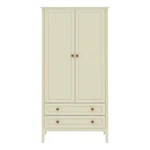 Manhattan Comfort Crown 2-DRAWER Wood Full Wardrobe Armoire In Off White. Fixed Price $823.08.