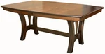Amish Casual Trestle Dining Table Boat Top Oval Rectangle Solid Wood Furniture. Fixed Price $1960.00.