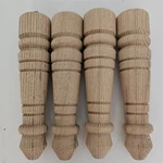 Waddell Manufacturing 6" Early American Hardwood Table Legs Set Of 4. Fixed Price $29.99.