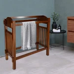 Wayborn Oak Solidwood Rack 32 X12.5 X36 Assembly Required Wooden Quilt.... Fixed Price $321.18.