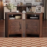 Light Brown Farmhouse Side End Tables For Living Room Set Of 2 Furniture Wooden. Fixed Price $125.99.