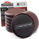 Furniture Sliders For Carpet X-protector 8 Pcs Best Heavy Moving Pads 3 1/2". Fixed Price $18.99.