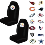 New Nfl All Teams Car Truck Universal Fit 2 Front Bucket Seat Covers Set. Fixed Price $58.14.