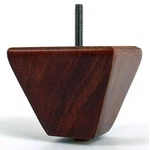 Daddy 3" Oak Finish Pyramid Sofa Leg, Set 4. Fixed Price $45.35.