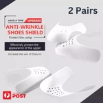 Shoe Crease Protectors 2 Pairs Sneaker Guards Anti-wrinkle Shield AF1 AJ1. Fixed Price $6.43.