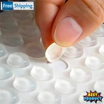 100 Pcs Cabinet Door Rubber Self Adhesive Bumpers Sound Dampening Clear. Fixed Price $6.98.