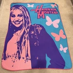 Vintage Hannah Montana Blanket Pink Fleece Throw Butterflies Y2K Disney Channel. Fixed Price $39.99.
