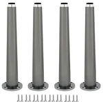 Smaxcn 4 Pack 7.8 Aluminum Alloy Cabinet Legs Grey Adjustable Furniture Feet. Fixed Price $14.99.