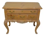 Gordon's Furniture Pine Console Chest French Country Carved Brass 9309 Tennessee. Fixed Price $395.00.