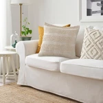 Ikea Golstarr Boho Textured Cushion Pillow Cover Natural Cream Set Of 2. Fixed Price $40.00.