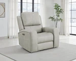 Coaster Brickston Faux Leather Triple Power Swivel Glider Recliner Gray. Fixed Price $875.88.
