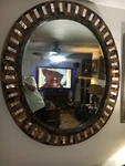 Maitland Smith Mirror W Mother Of Pearl Inlay. Fixed Price $1615.00.