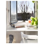 Ikea Norberg Wall-mounted Drop-leaf Table 74X60 Cm White. Fixed Price $80.00.