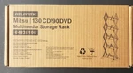 New Atlantic Mitsu 5-TIER Media Rack (130 CD/90 Dvd) Clear Smoke Finish 64835195. Fixed Price $37.85.