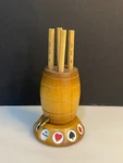 Antique 1920'S Art Deco Wood Pencil Stand Card Game No Trump Marker Indicator. Fixed Price $39.00.