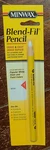 Minwax Blend-fil Pencil #1 White Quick & Easy Touch-up Wood Repair #T4391000. Fixed Price $8.99.