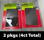 2PKGS (4CT) Scotch SP820-NA Large 4X6 Felt Pads, Brown. Fixed Price $19.95.