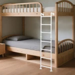 Modern Bunk Bed 7-STEP High Loft Attic Ladders White. Fixed Price $110.46.