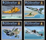 Gibraltar #1329-32 Royal Air Force Squadrons Set Of 4 Mnh Stamps 2012. Fixed Price $5.44.
