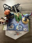 Disney Infinity Stitch Tinkerbell Falcon Brave Base Plate Power Discs Game. Fixed Price $14.50.