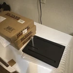 Octane Seating Rectangular Swivel Tray Table Black Pas-tbl-blk. Fixed Price $60.00.
