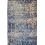 Dalyn Nouveau Abstract Area Rug Polyester Transitional NV25-DENIM Blue Carpet. Fixed Price $89.00.
