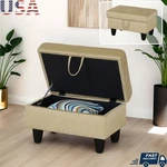 Lift Top Storage Ottoman Toy Box Coffee Table Footstool Upholstered Bench New. Fixed Price $65.08.