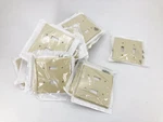 Lot Of 25 New Leviton 001-86009 Ivory Wall Plates 2-GANG Toggle Switch. Fixed Price $39.95.