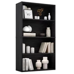 Tall Bookcase 4 Shelf Storage Organizer Adjustable Shelving Unit. Fixed Price $29.99.