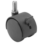 Shepherd Hardware PTW60507BK-B 60MM Non-marking Nylon Swivel Caster, Side. Fixed Price $6.29.