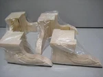 Hardware Resources Pfcs-mp PO#1226019 Maple Pedestool Foot Lot Of 4. Fixed Price $24.95.