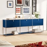 Classic Style Modern Storage Cabinet Shelf Metal Free Standing Living Room. Fixed Price $869.98.