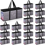 Cunno Set Of 24 Dvd Storage Bags Case Water Resistant Box.... Fixed Price $107.94.