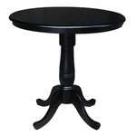 International Concepts 36" Round Counter Height High Dining Table Black. Fixed Price $373.21.