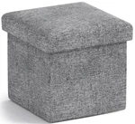 Ornavo Home Small Storage Ottoman Foldable Collapsible Cube Square Linen Otto.... Fixed Price $26.06.