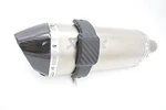 MOTO4U Exhaust Slider Protector In Hexagon Black Fast Ship. Fixed Price $33.99.